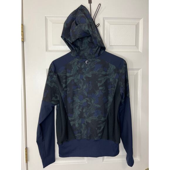 ZYIA Active Lightweight Hooded Full Zip Evening Paradise Mesh Jacket Womens M - Picture 8 of 9